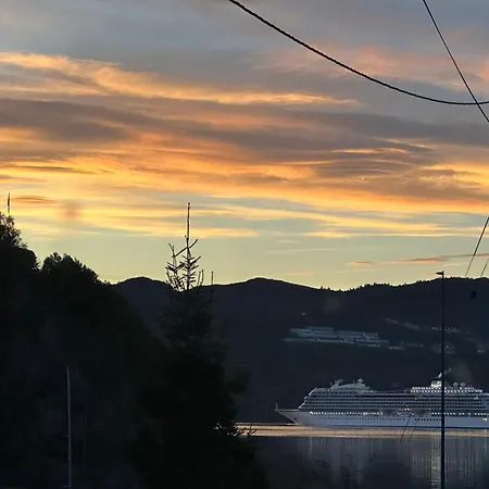 דירה Aurora Bliss - Waterfront Jacuzzi & Sauna Near Bergen Askoy